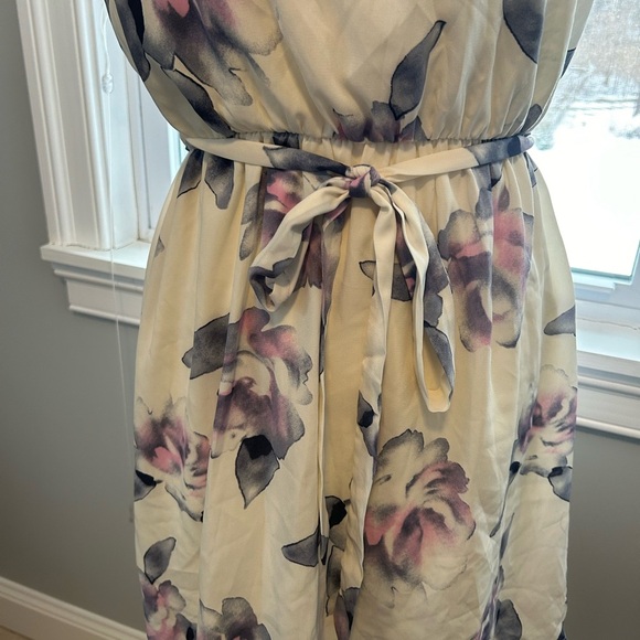 Pink Owl Floral Sleeveless Dress‎ - Picture 2 of 5